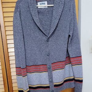 Urban Outfitters Multicolor Striped Cardigan M